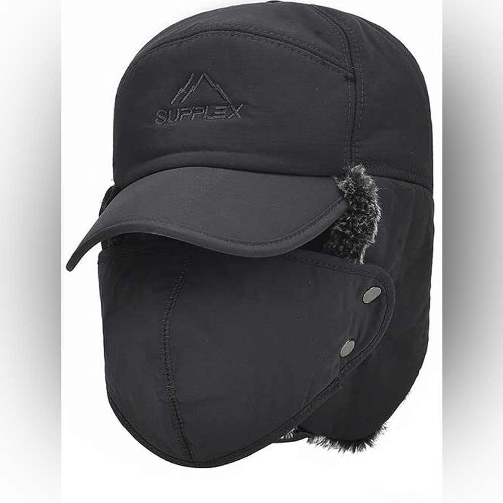 Supplex Trapper hat with face mask
